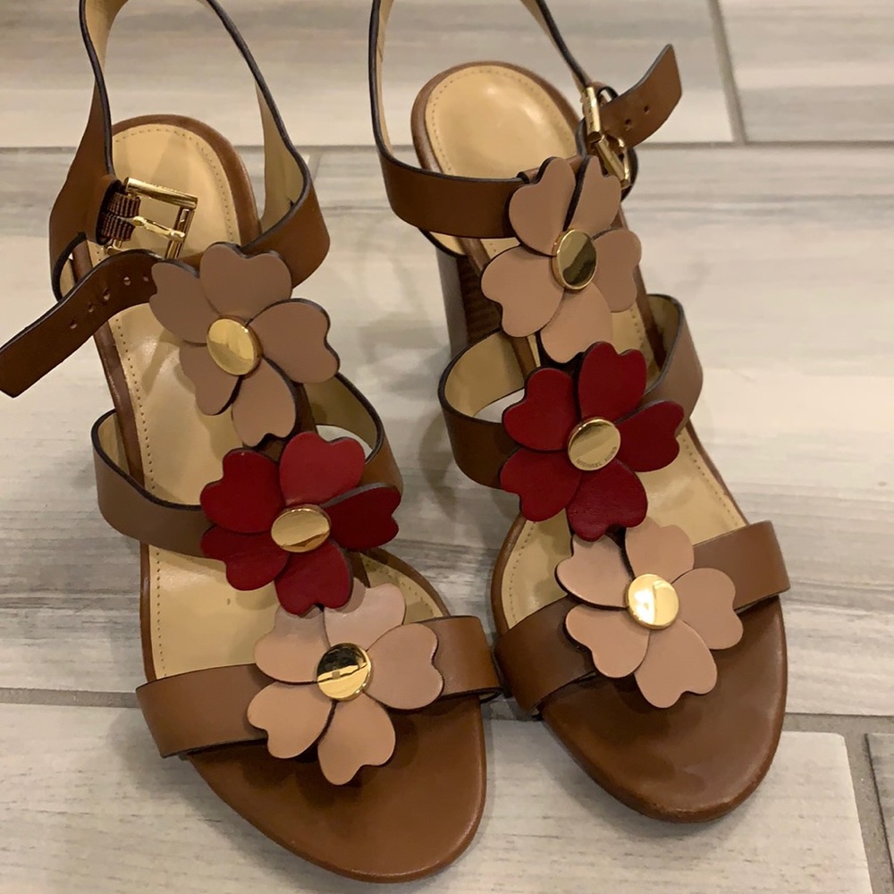 Michael kors flower heels